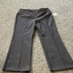NWT Relativity Grey Wide-Leg Trousers